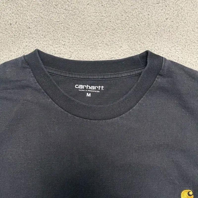 CARHARTT wip 자수로고 롱슬리브 블랙 m 5