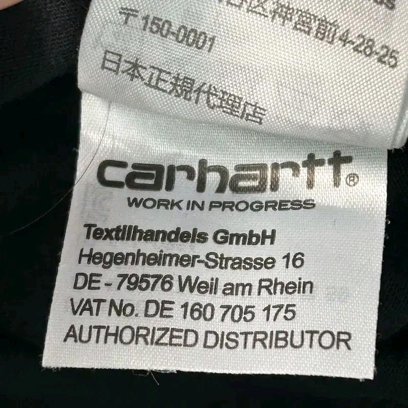 CARHARTT wip 자수로고 롱슬리브 블랙 m 8