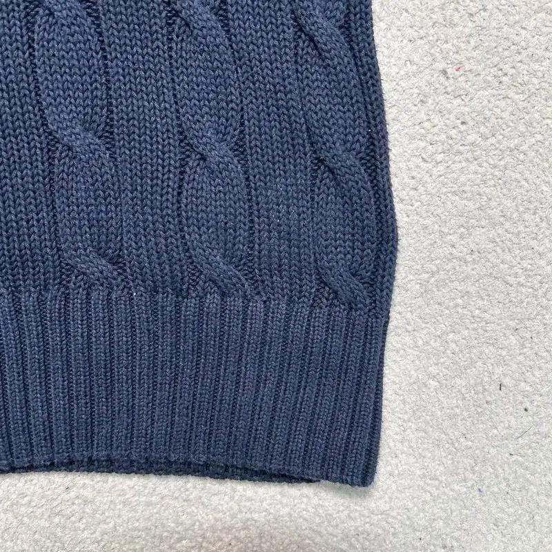 POLO RALPH LAUREN 케이블 반팔 니트 네이비 5