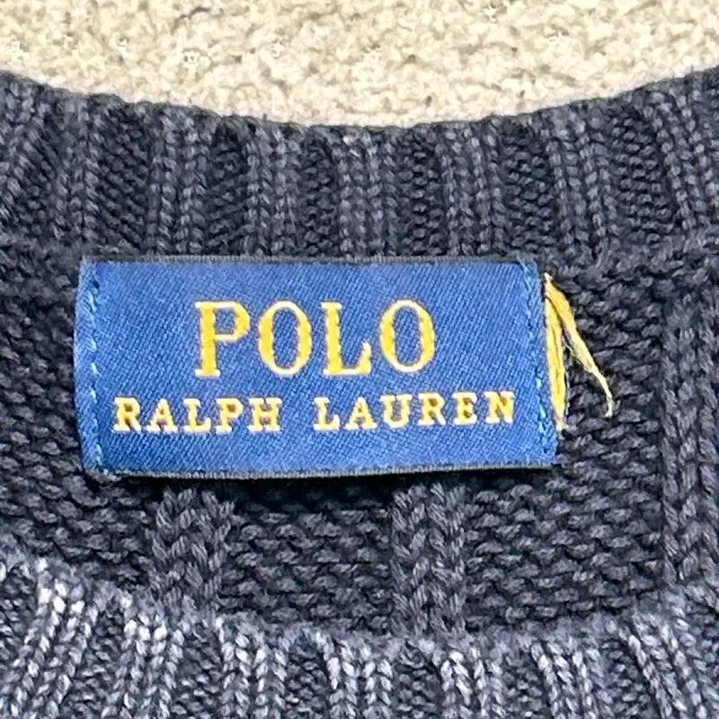 POLO RALPH LAUREN 케이블 반팔 니트 네이비 7