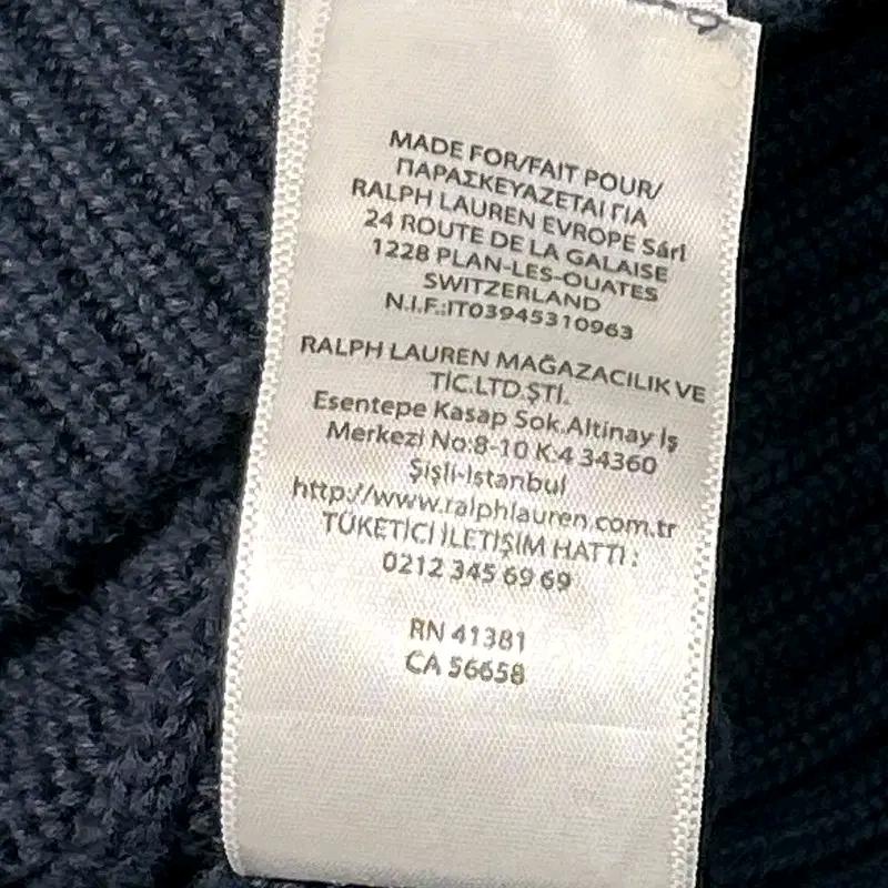 POLO RALPH LAUREN 케이블 반팔 니트 네이비 8