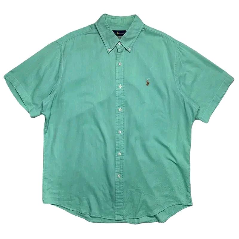 POLO RALPH LAUREN 반팔 셔츠 민트 XL 2