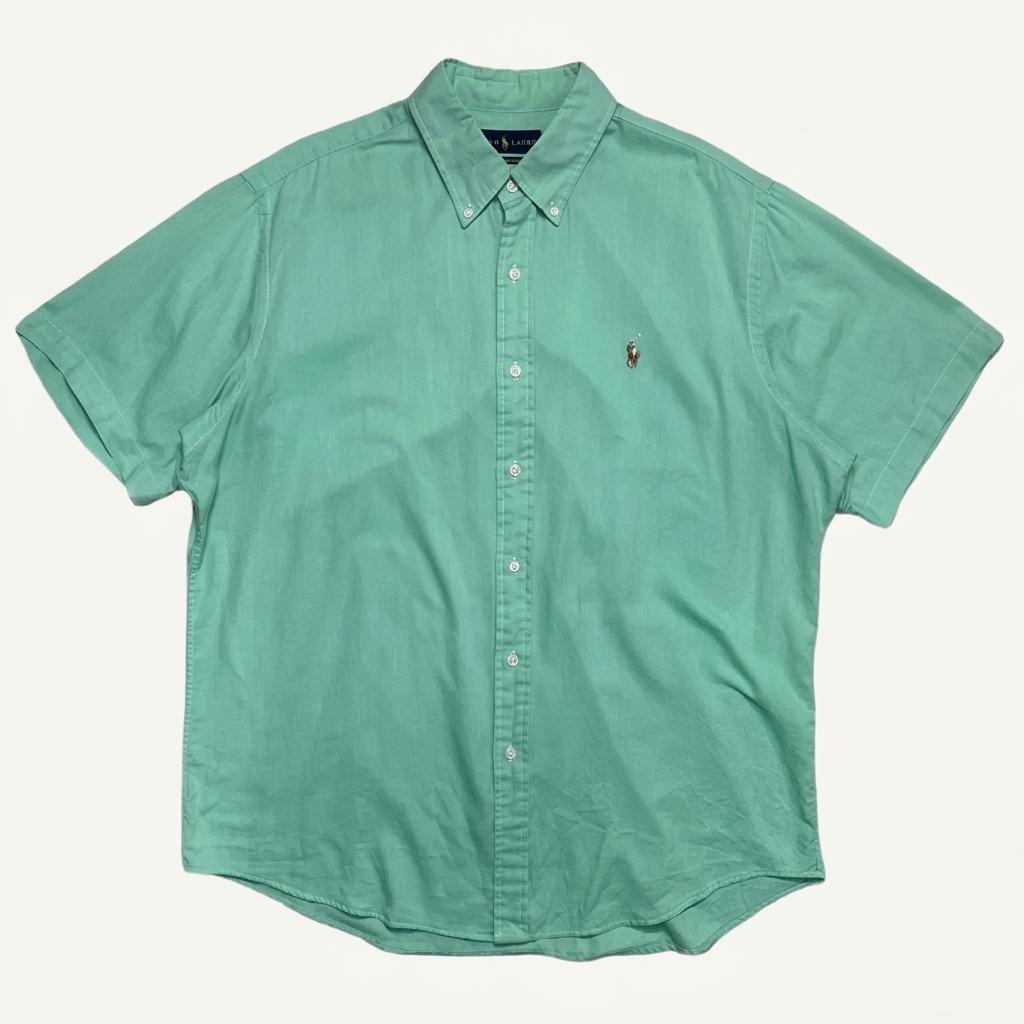 POLO RALPH LAUREN 반팔 셔츠 민트 XL 1