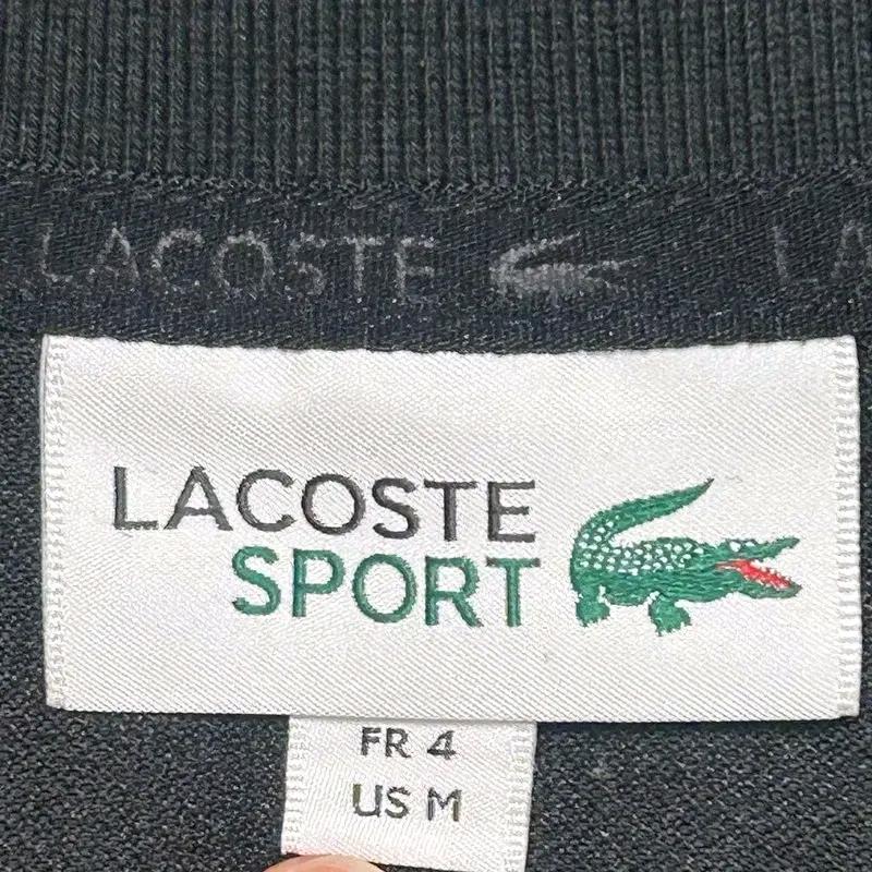 LACOSTE SPORT 반팔 카라티 블랙 M 7