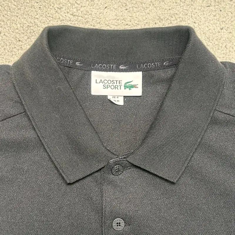 LACOSTE SPORT 반팔 카라티 블랙 M 6