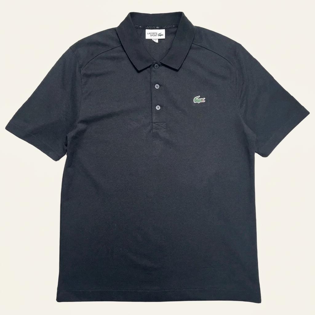 LACOSTE SPORT 반팔 카라티 블랙 M 1