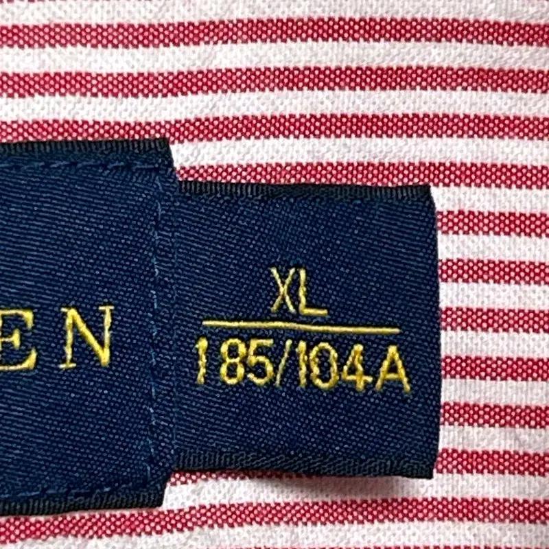 POLO RALPH LAUREN 시어서커 스트라이프 반팔 셔츠 XL 7