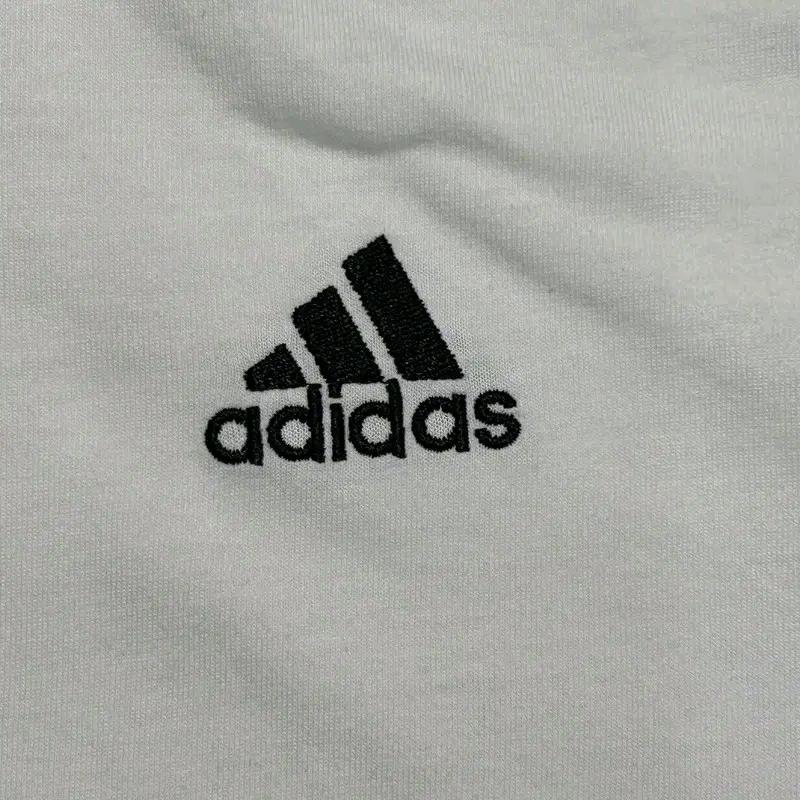 ADIDAS 3S 삼선 반팔티 화이트 S 3