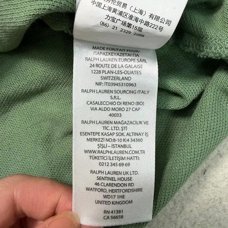 폴로랄프로렌 커스텀 슬림핏 카라 반팔 티셔츠 그린 M 10
