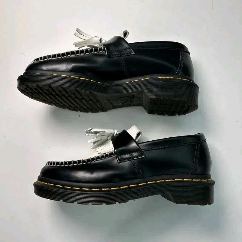 DR. MARTENS 아드리안 블랙-화이트 테슬로퍼 UK 3 3