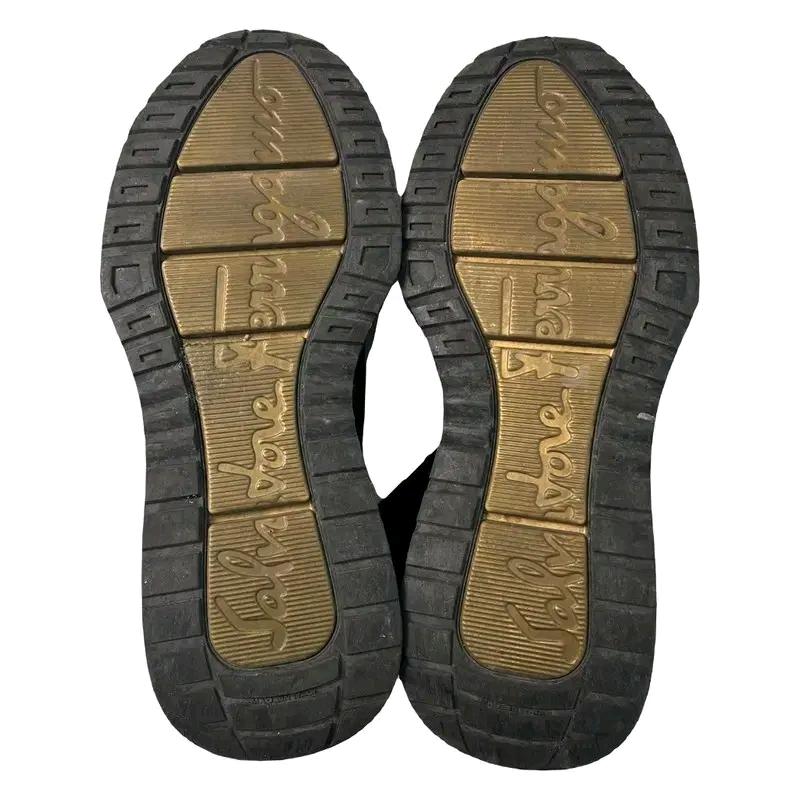 SALVATORE FERRAGAMO 간치니 삭스 스니커즈 블랙 - C 8 10