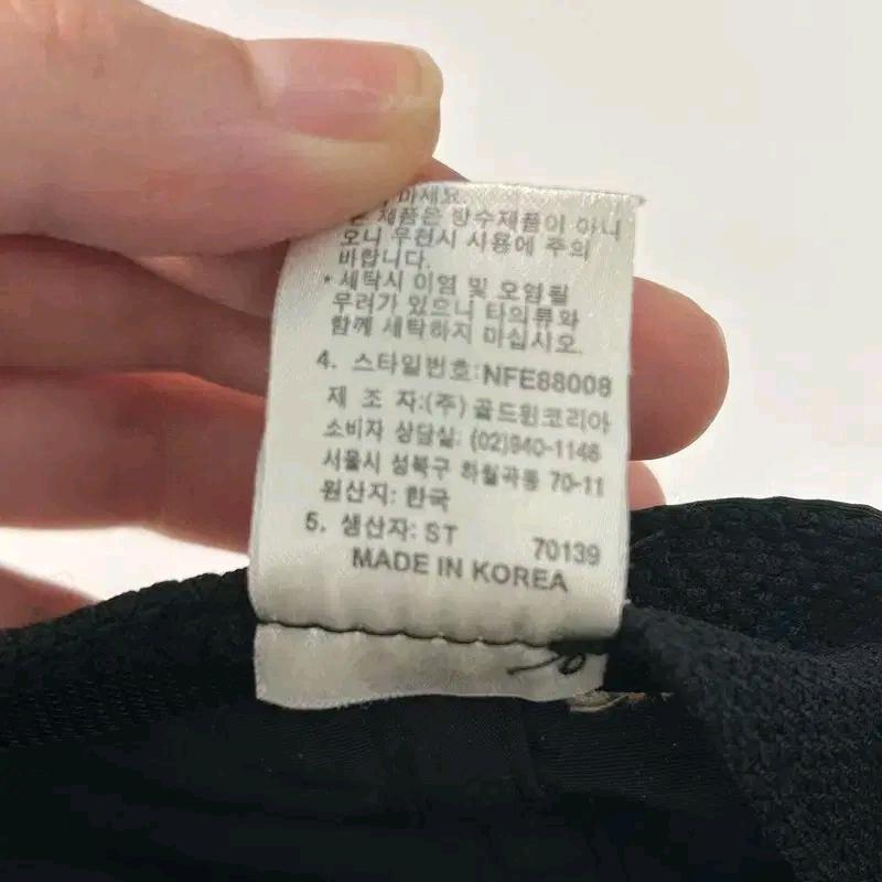 THE NORTH FACE 자수로고 나일론 볼캡 블랙 10