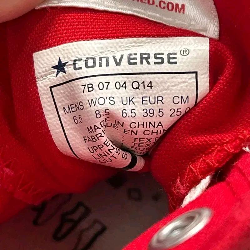 CONVERSE 올스타 클래식 레드 250 9