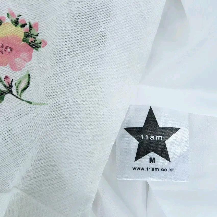 11AM 여성 여름 롱반팔원피스 화이트 (HU45244) 7