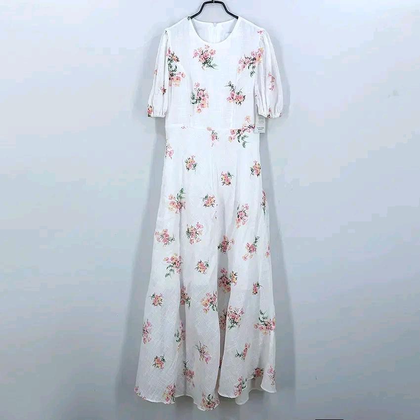 11AM 여성 여름 롱반팔원피스 화이트 (HU45244) 2