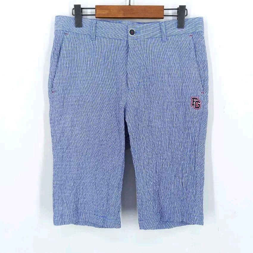 팬텀 남성 여름 잔체크 지짐이 반바지 블루 (HU45258) 2