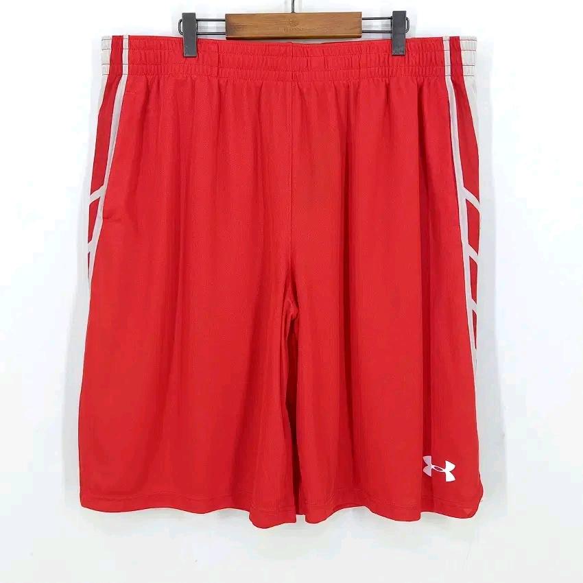 언더아머 남성 여름 홑겹 밴딩반바지 레드2XL (HU45259) 2