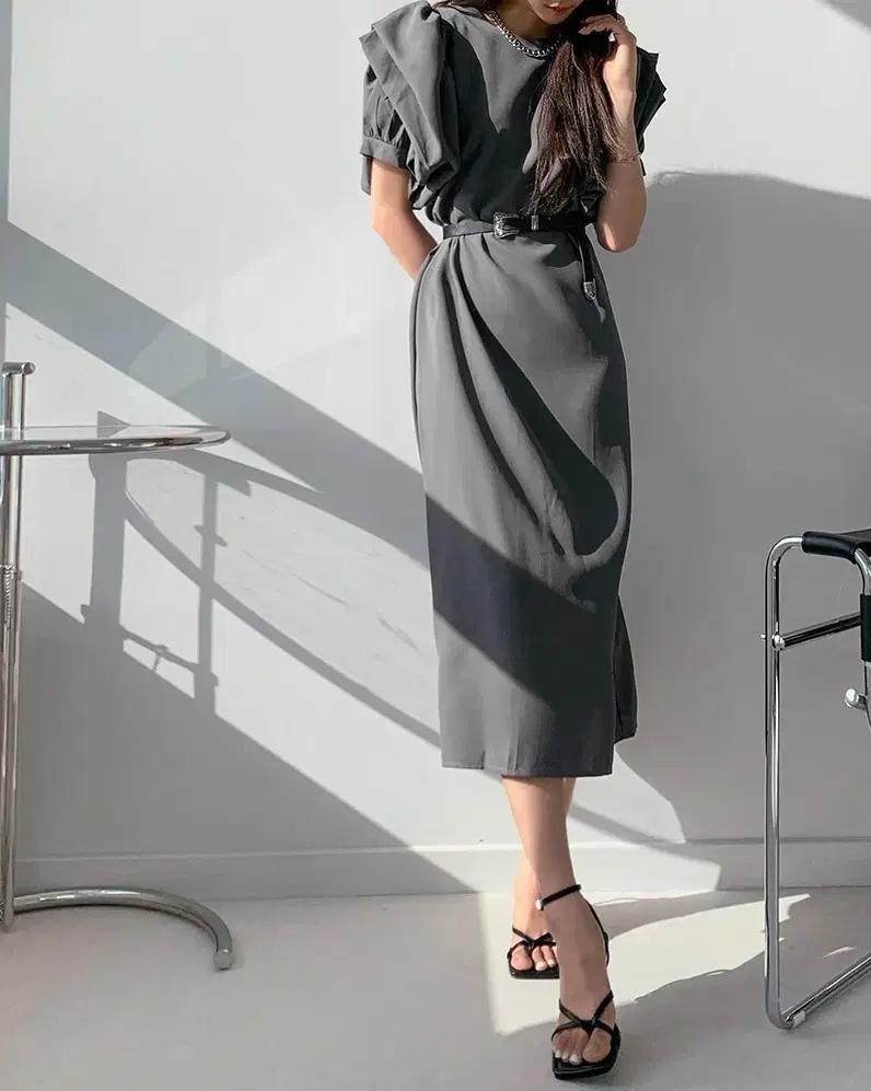 @세일 307 모던Y 5.5cm 쪼리샌들 235 블루-새상품 11