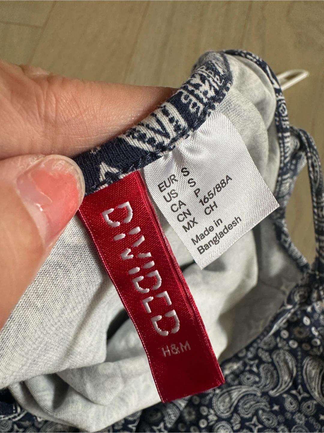 H&M 패턴 끈 원피스 S 3