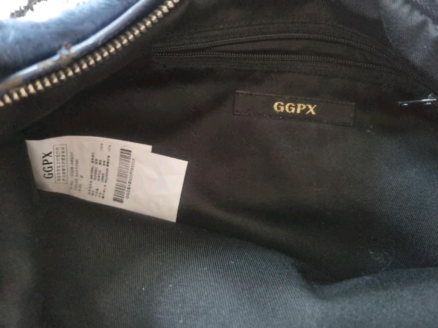 GGPX 네이비 퍼 클러치 5