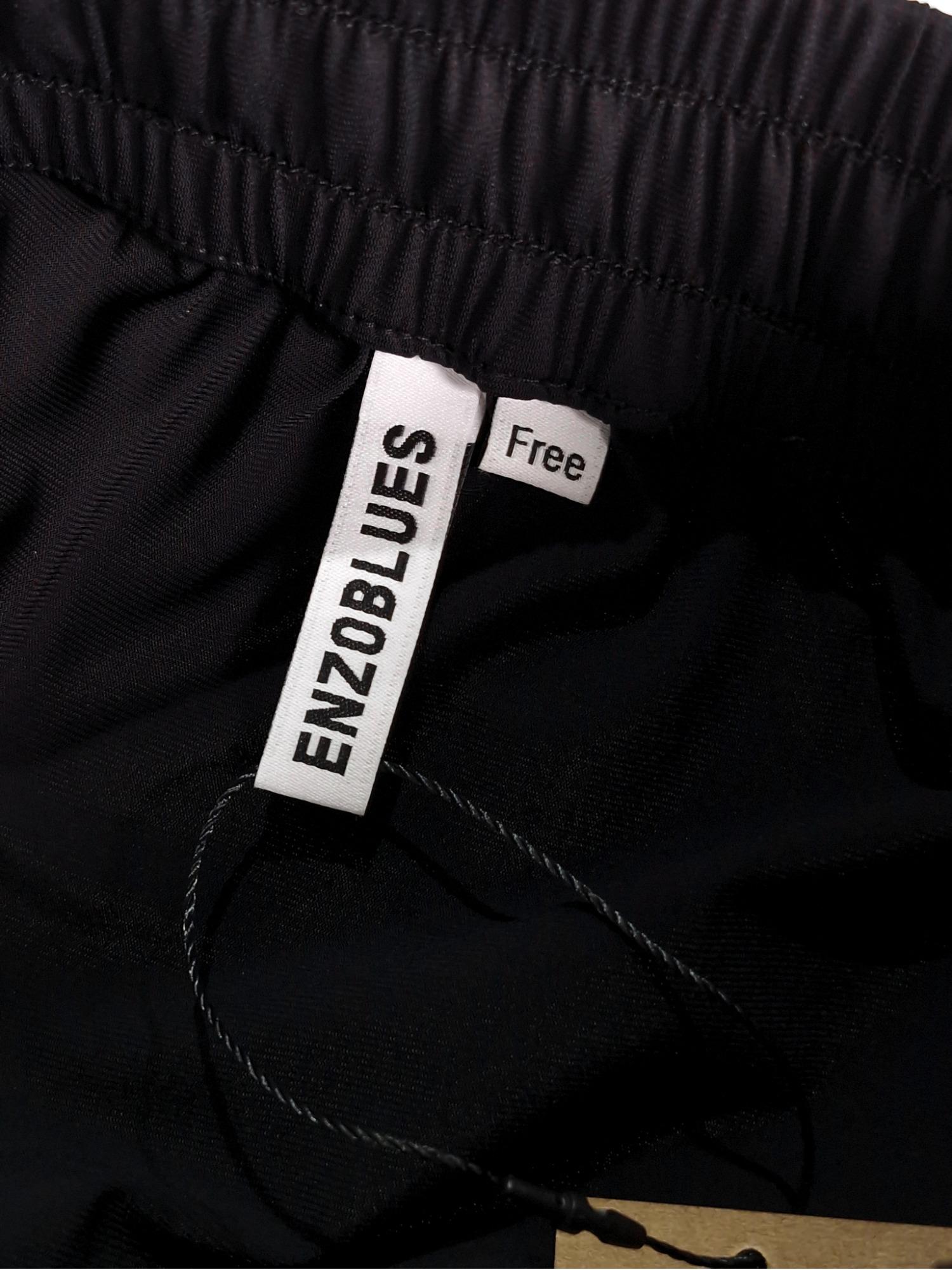 ENZO BLUES 엔조블루스 블랙 밴딩 스커트 F [A308] 4