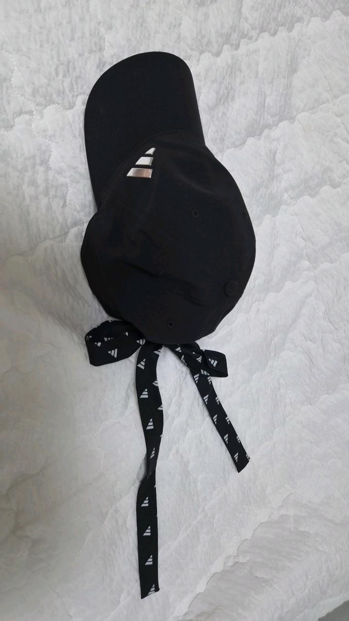 아디다스 여성 리본 볼캡 블랙 4