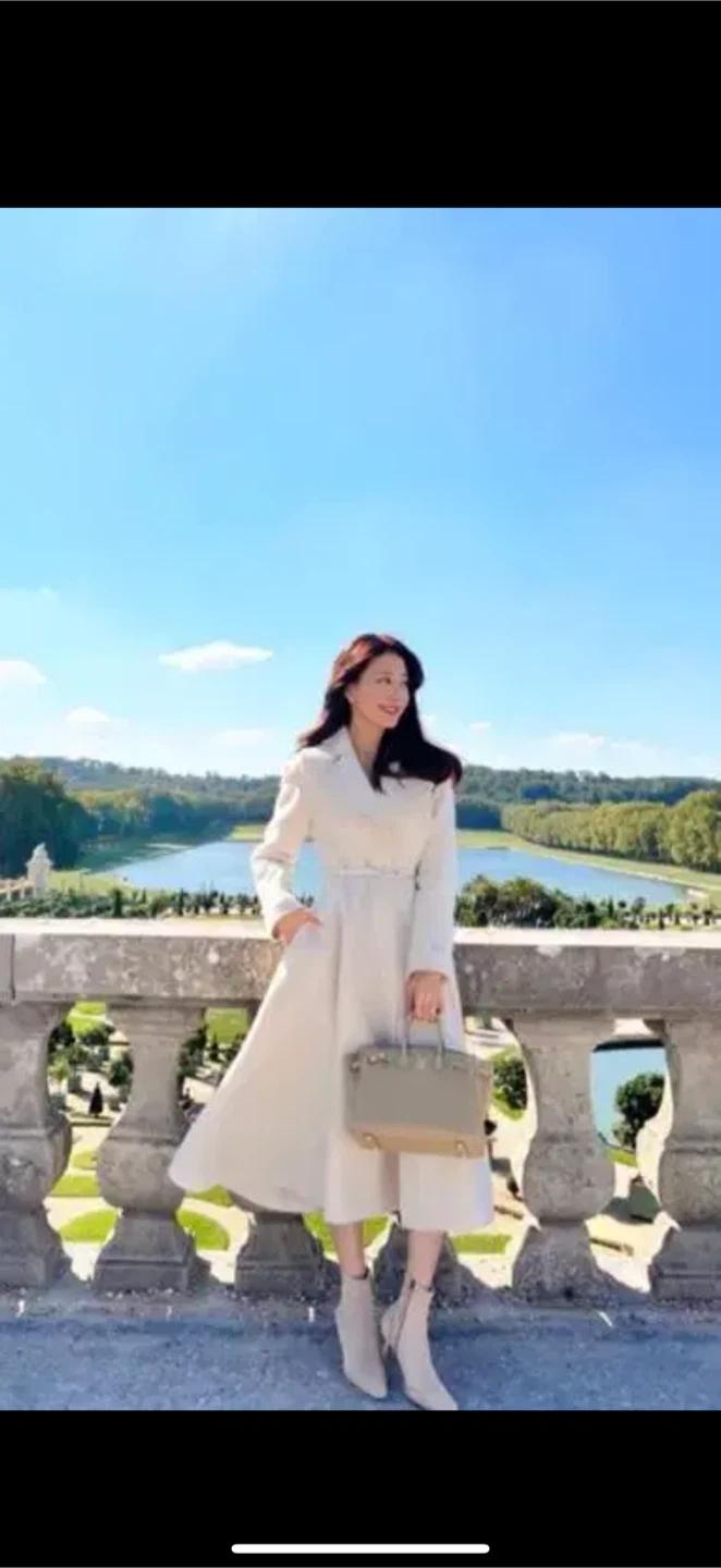 아이보리 롱 코트 3
