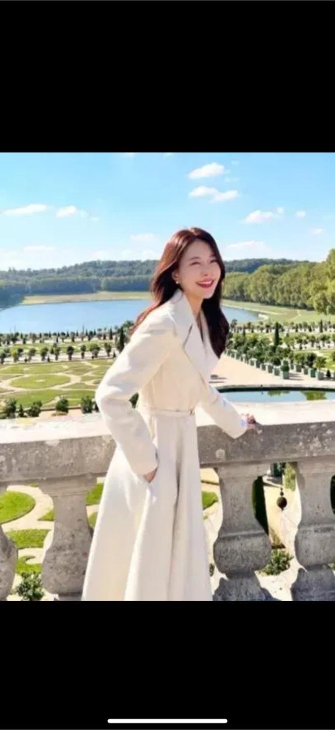 아이보리 롱 코트 7