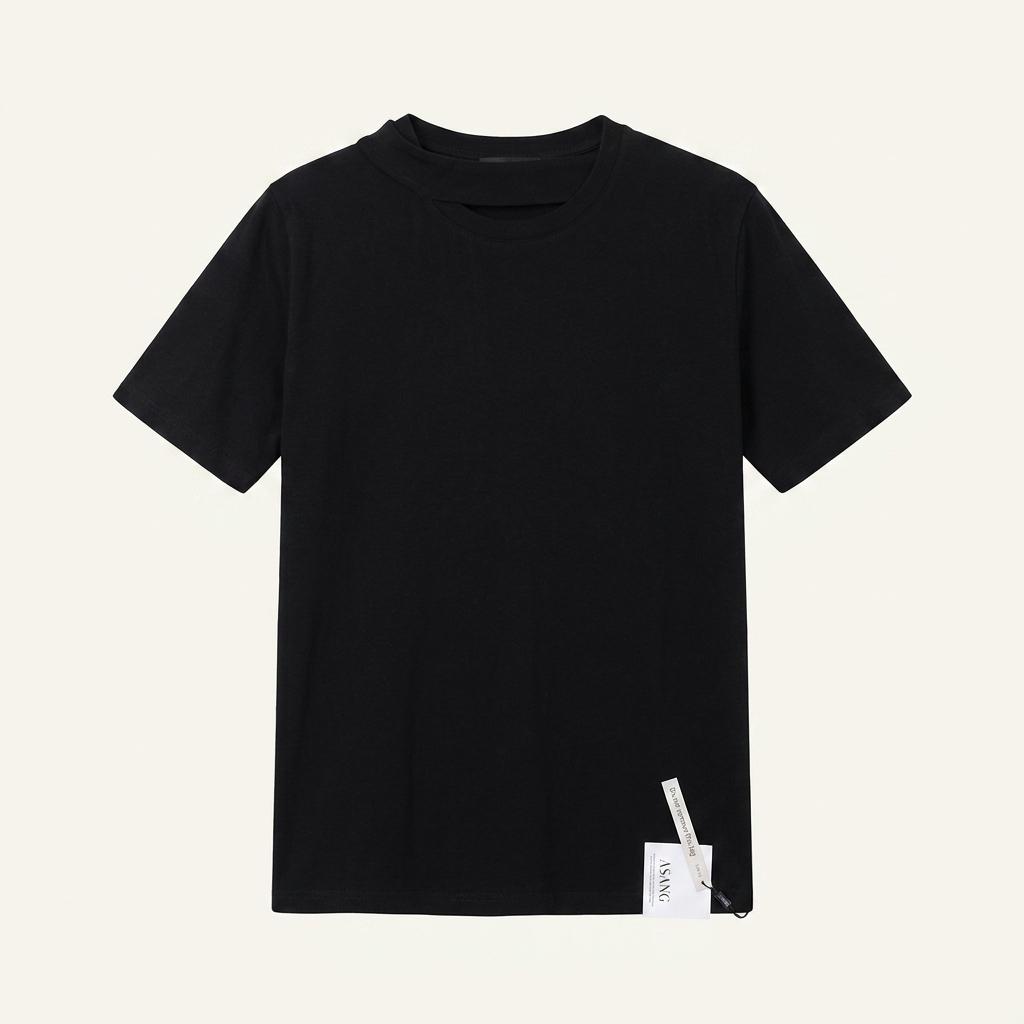 ASANG Cut-out Tie T-shirt 1
