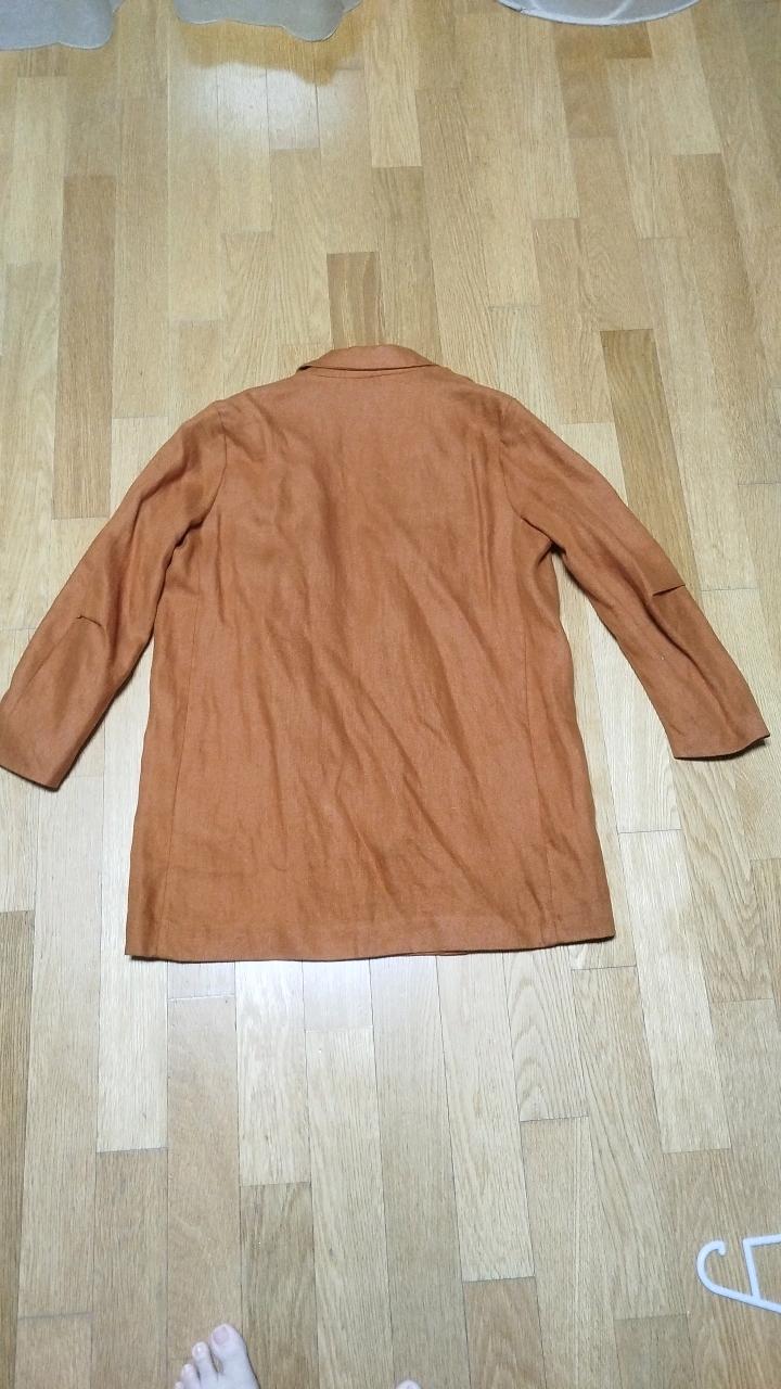 자라 베이직 린넨 블렌드 싱글 재킷 브라운 5