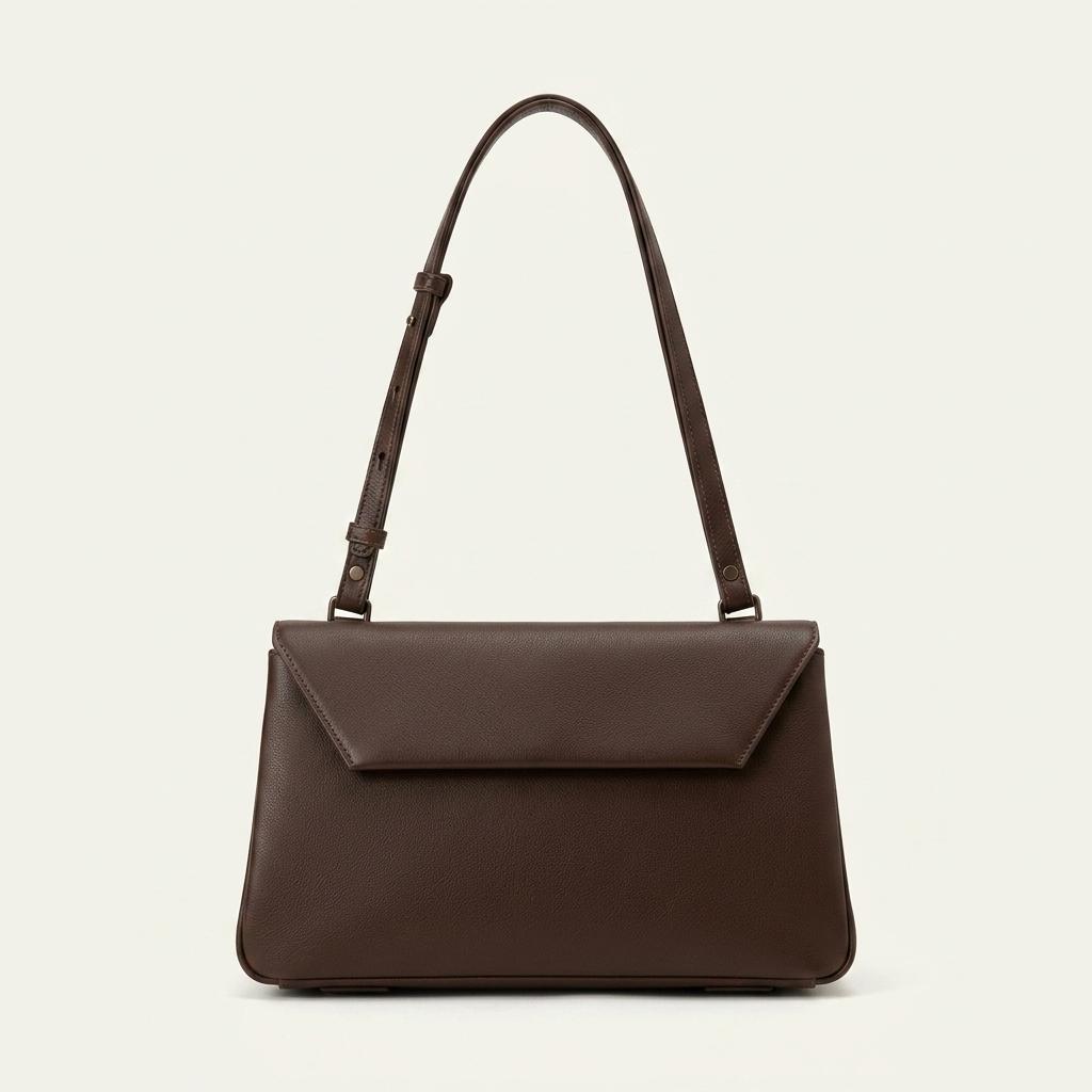 (새상품) 몽드몽드 폴더백 브라운 