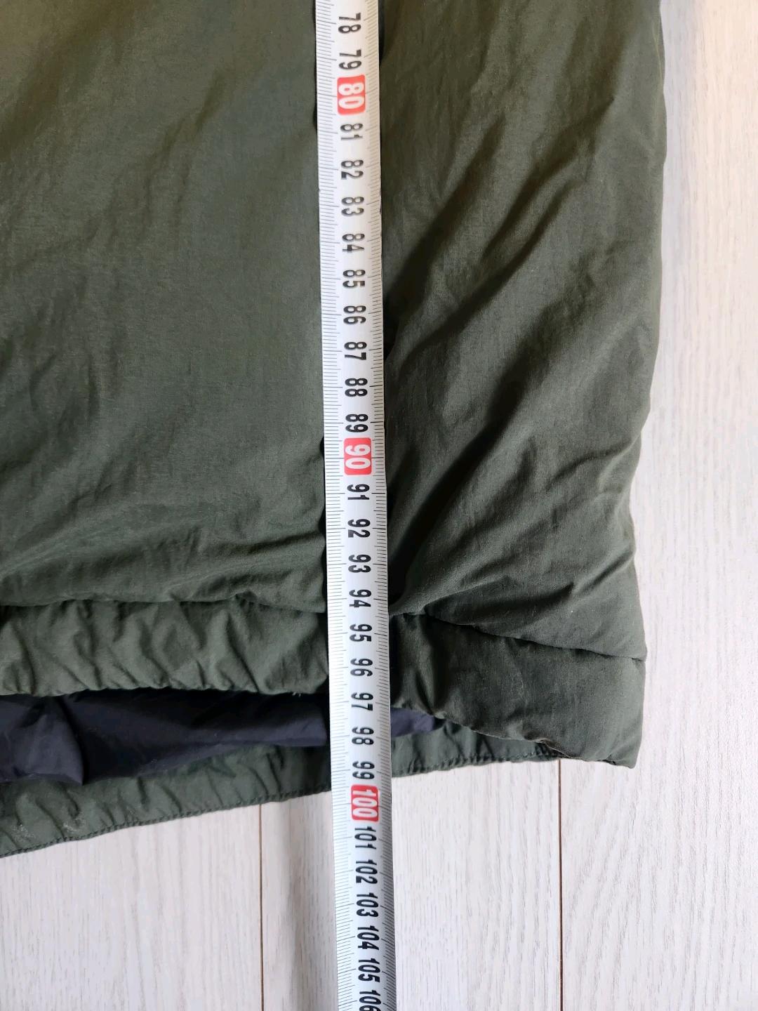 새상품급) 밀레 신슐레이트 카키 롱패딩 야상 점퍼 사이즈105 xl 5