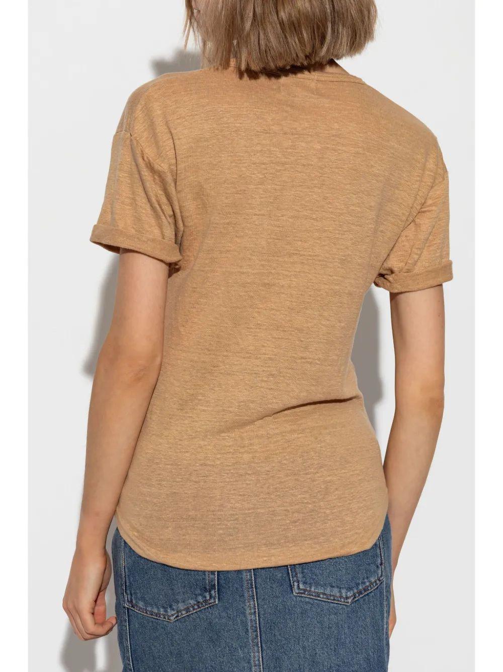 이자벨마랑 에뚜왈 로고 리넨 반팔 티셔츠 7