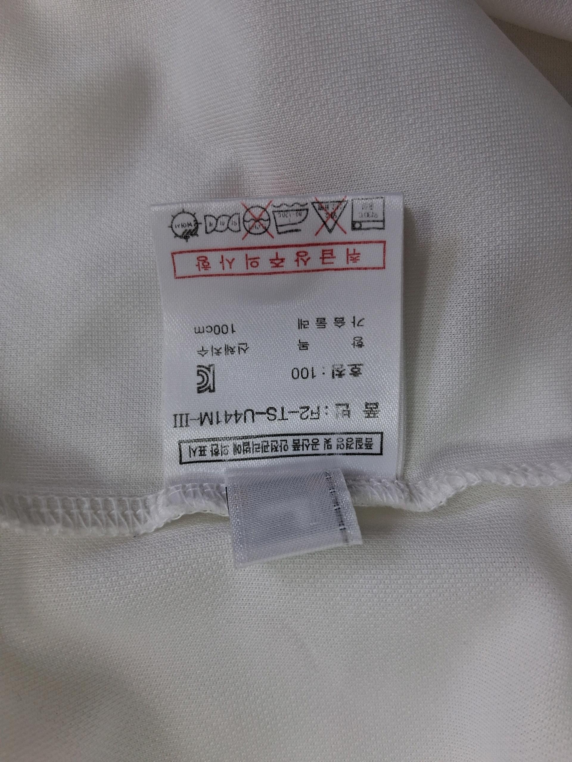 휠라 컬러블록 로고 반팔 카라 티셔츠 5