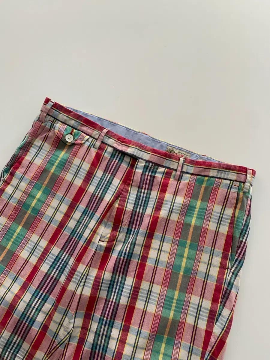폴로 마드라스 체크 반바지 3