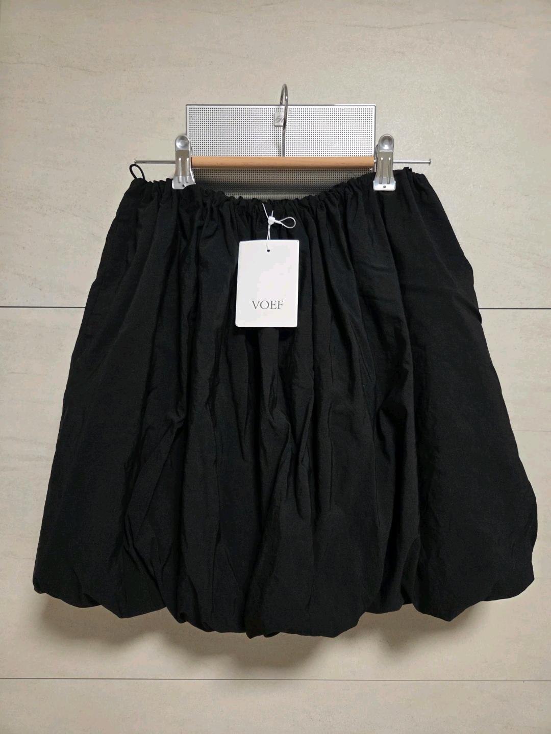새제품)VOEF 블랙 불라 벌룬 스커트 S 3