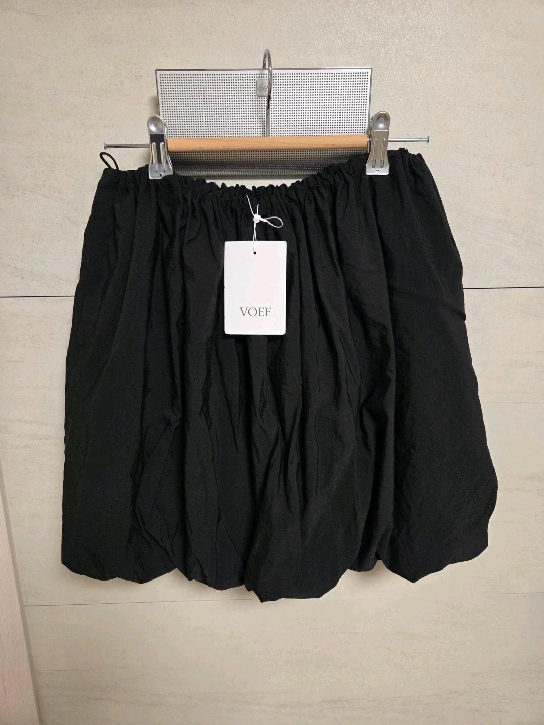 새제품)VOEF 블랙 불라 벌룬 스커트 S 4