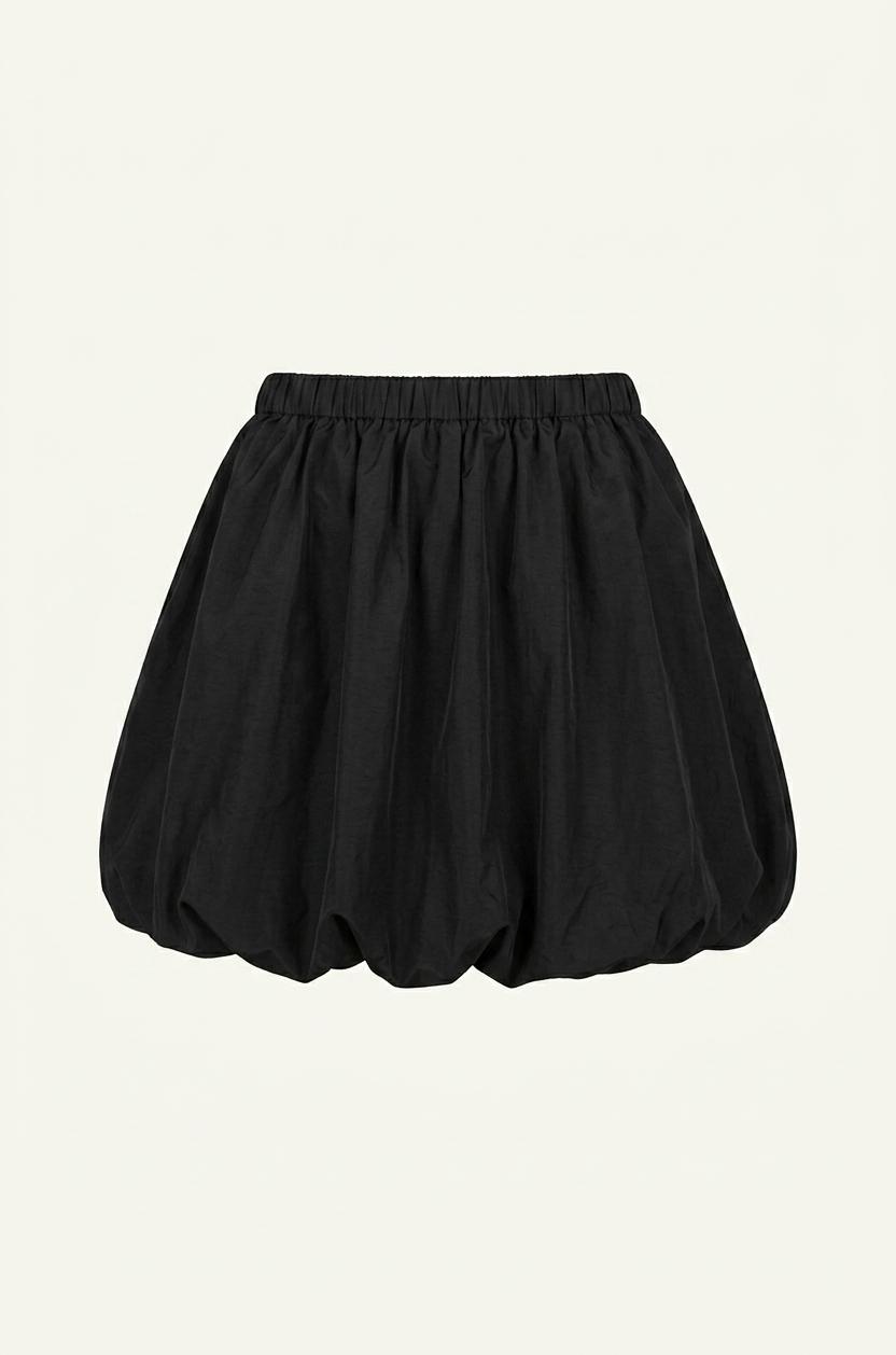 새제품)VOEF 블랙 불라 벌룬 스커트 S