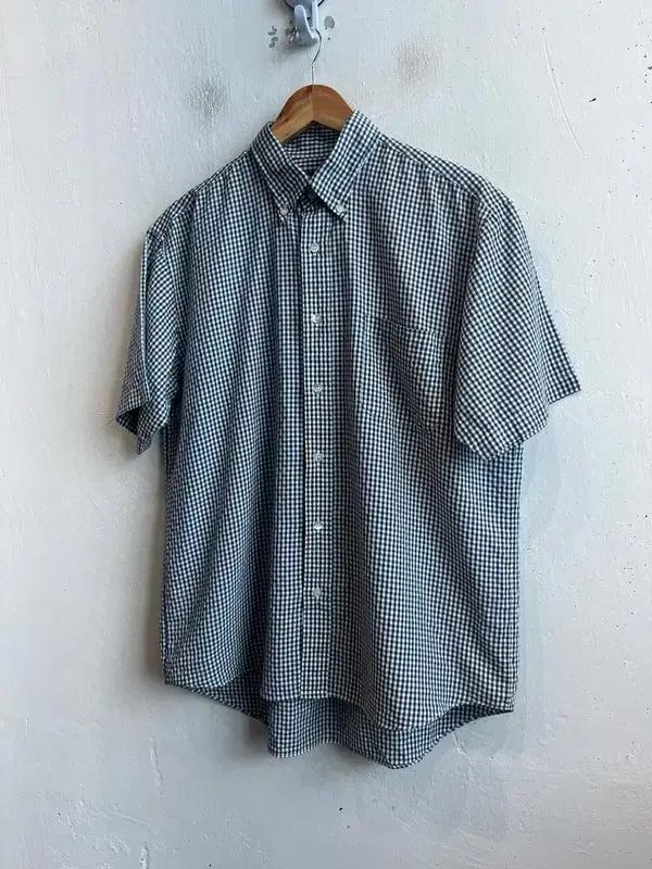 CANY 깅엄 체크 반팔 셔츠 Made in JAPAN 2