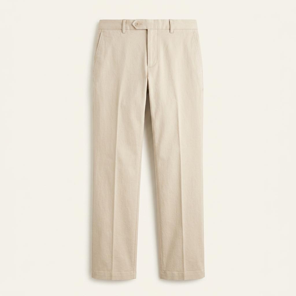 STYLISH & LUNK 베이지 면 스판 슬랙스 1