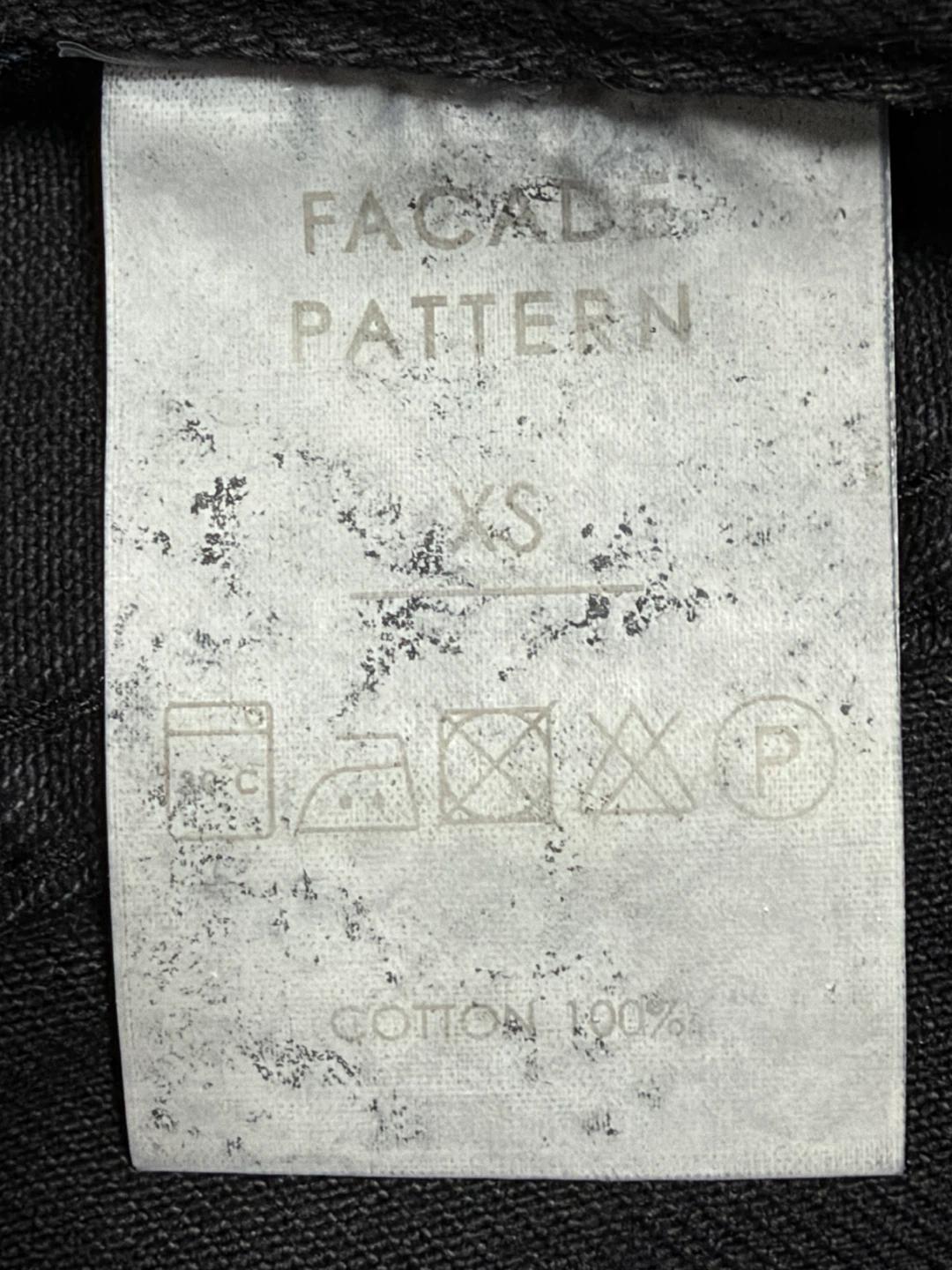 FACADE PATTERN 블랙 데님 팬츠 XS 파사트패턴 클래식데님 빈티지블랙 3