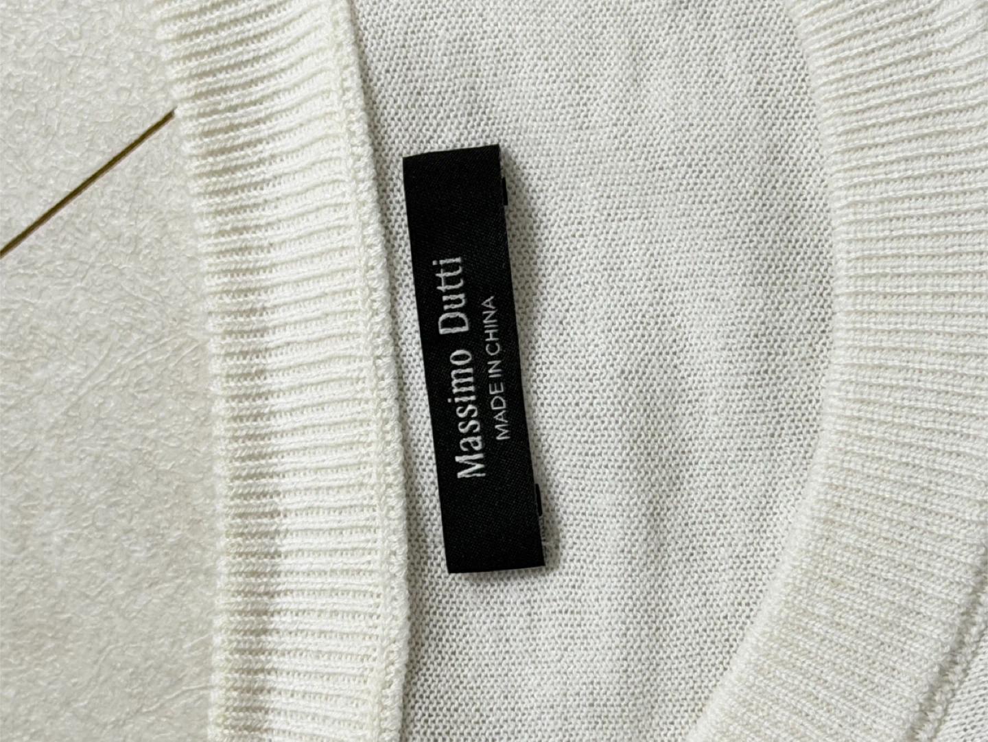 Massimo Dutti 흰색 니트 S 마시모두띠 4