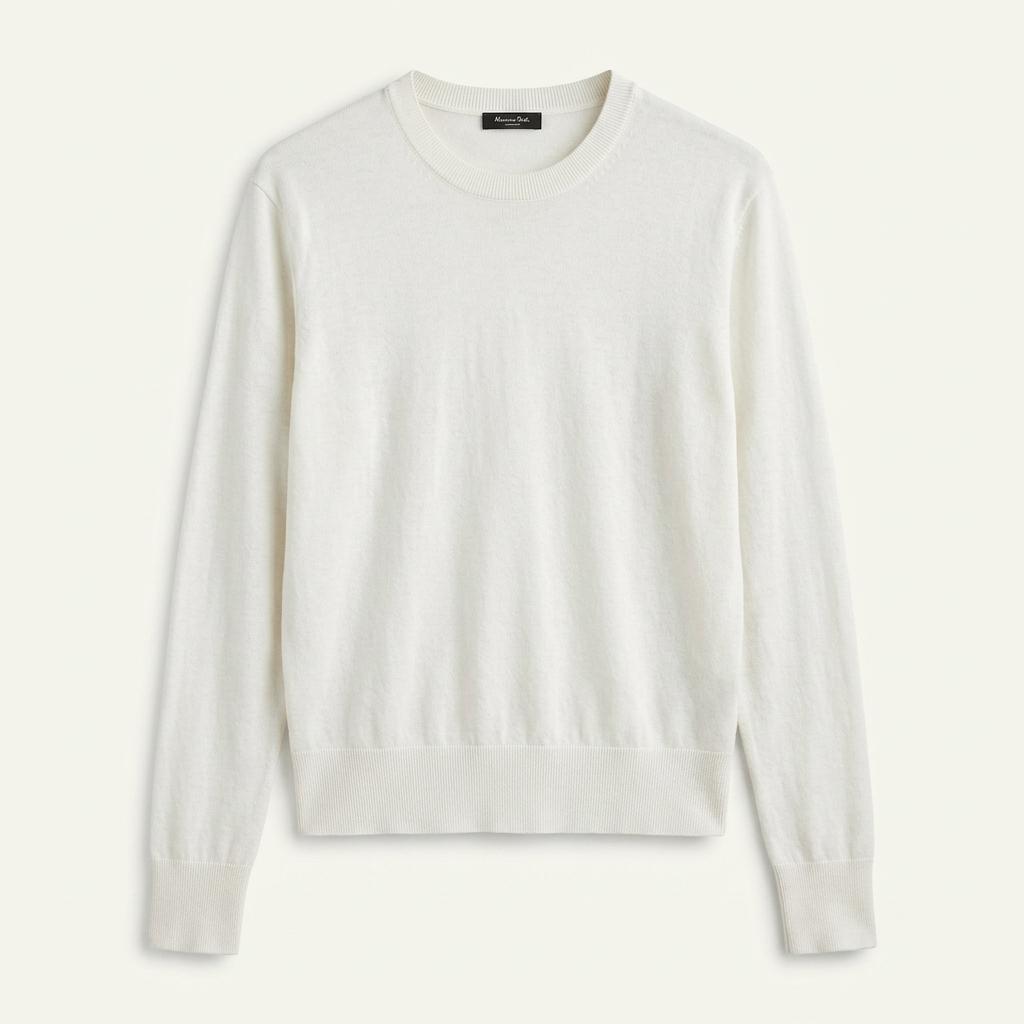 Massimo Dutti 흰색 니트 S 마시모두띠 1