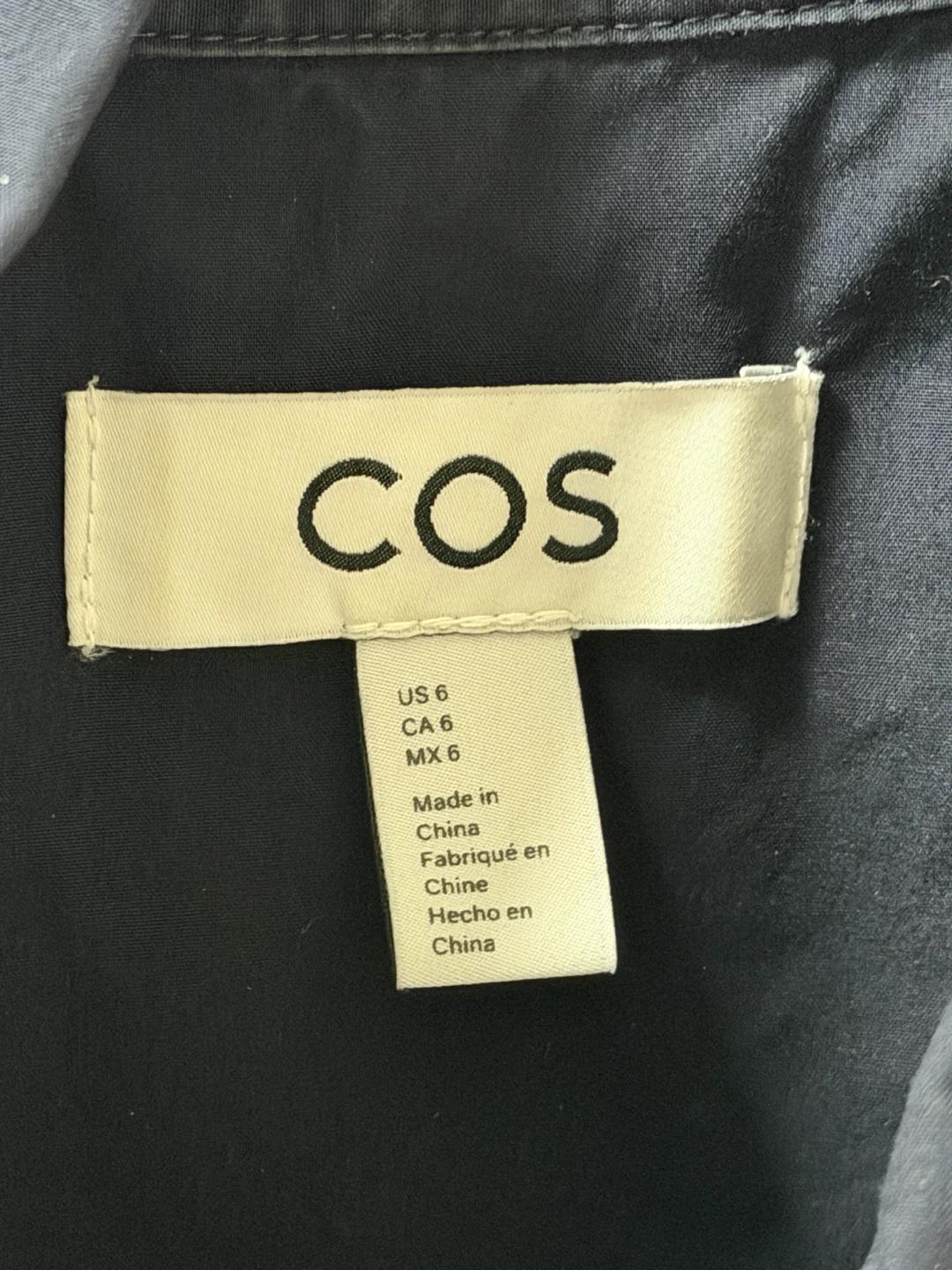 걸쳐입기 좋은 COS 네이비 크롭 셔츠 US 6 5