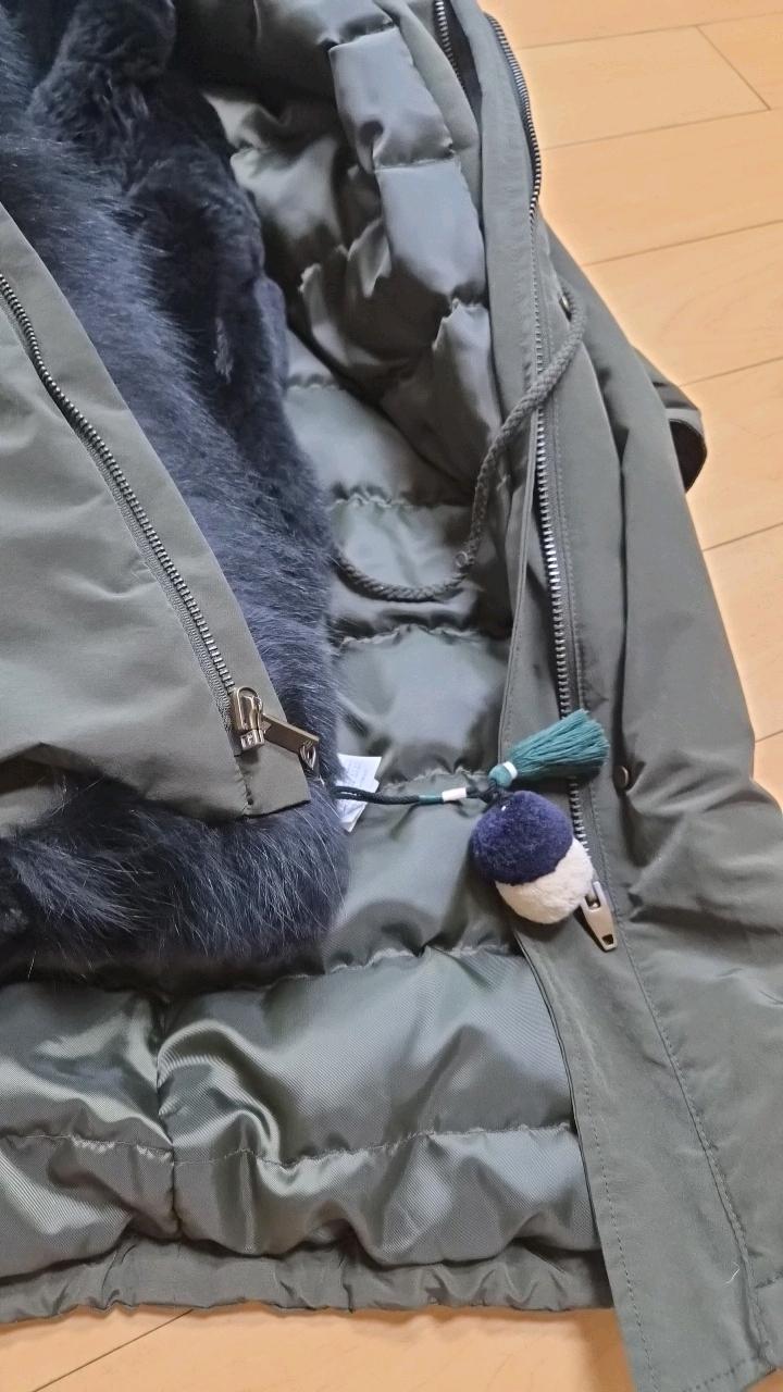온앤온 리얼폭스퍼 트리밍 야상 패딩 점퍼 6