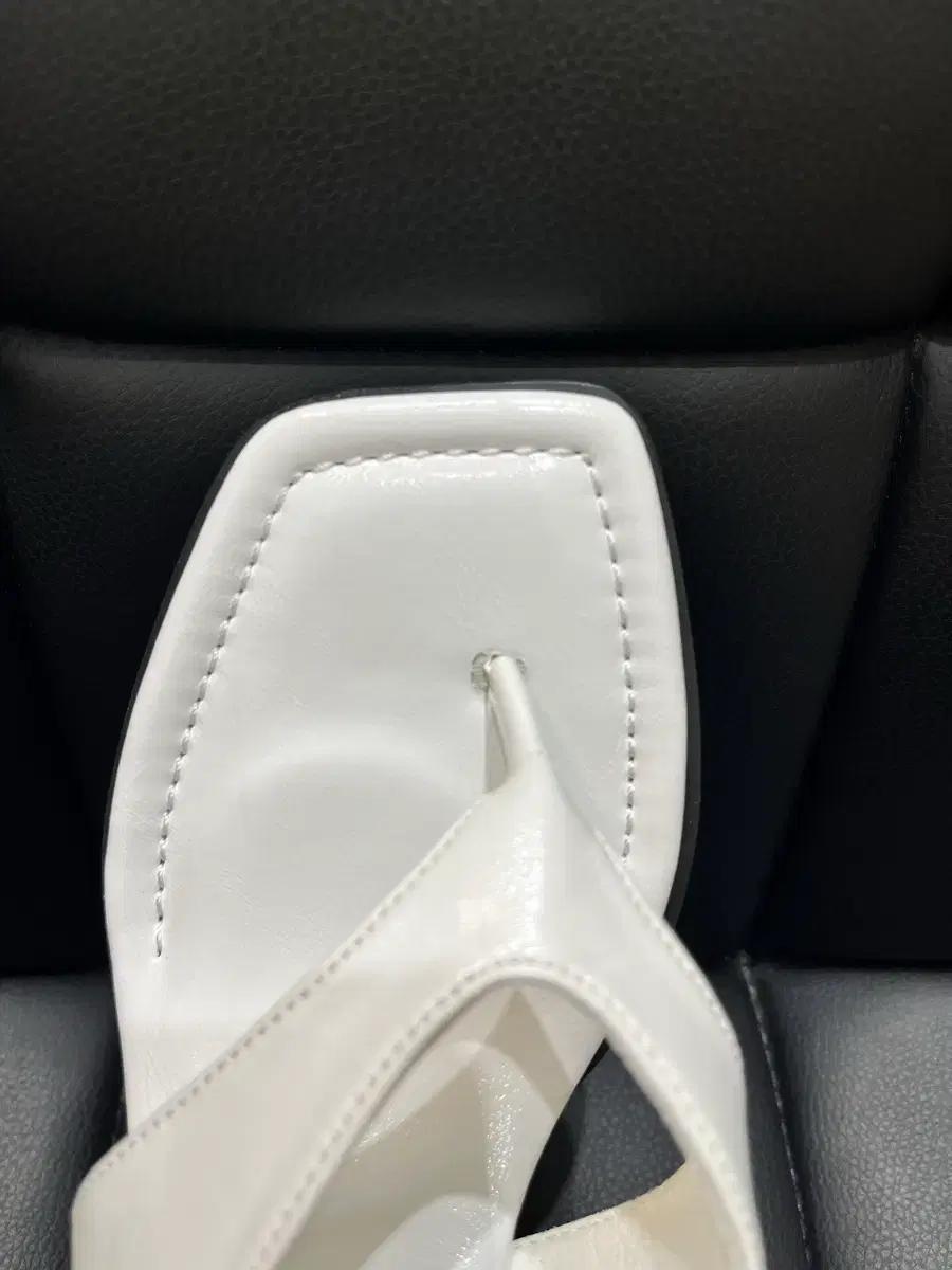 #1141 쪼리힐 5.5cm 샌들 슬리퍼 240 화이트 11