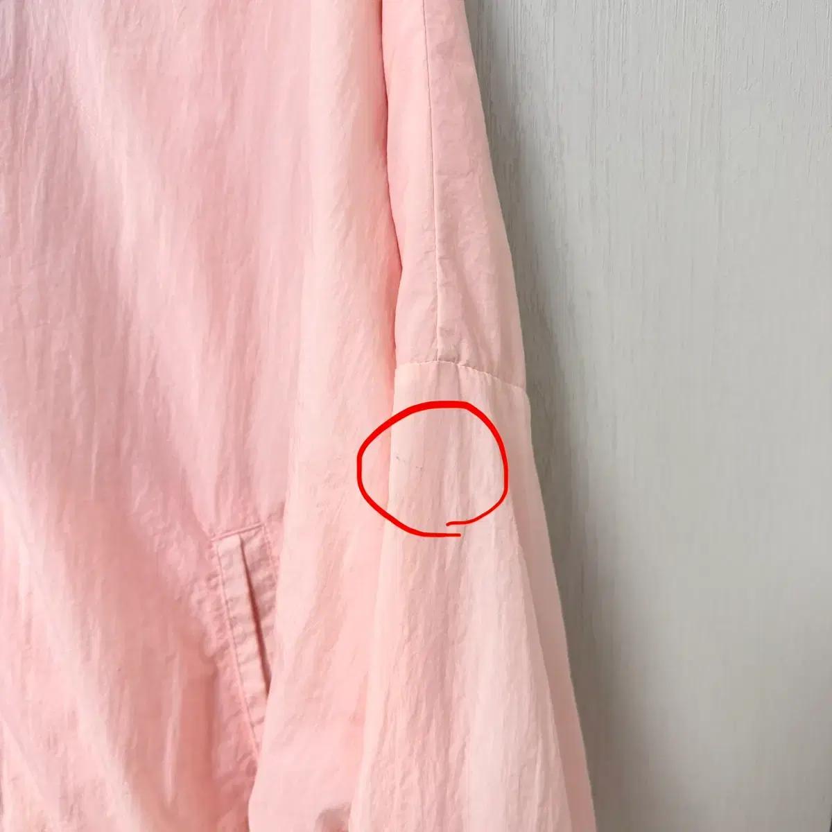 (m) 나이키 스우시 핑크 바람막이 4