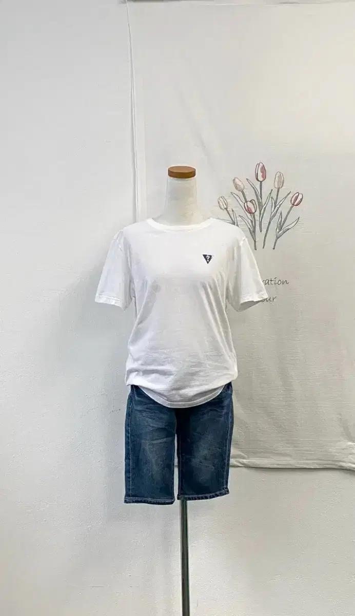 게스 홀로그램 로고 반팔 티셔츠 375 2