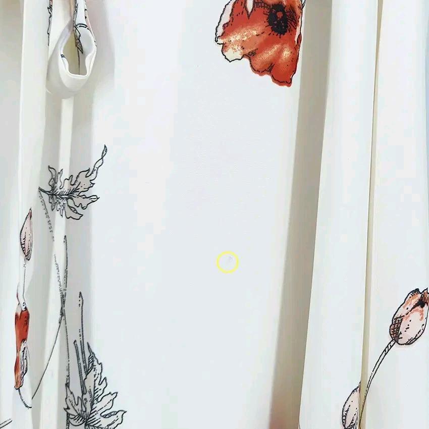 HERSHE 여성 여름 플라워 랩미디원피스 아이보리 (HU45168) 10
