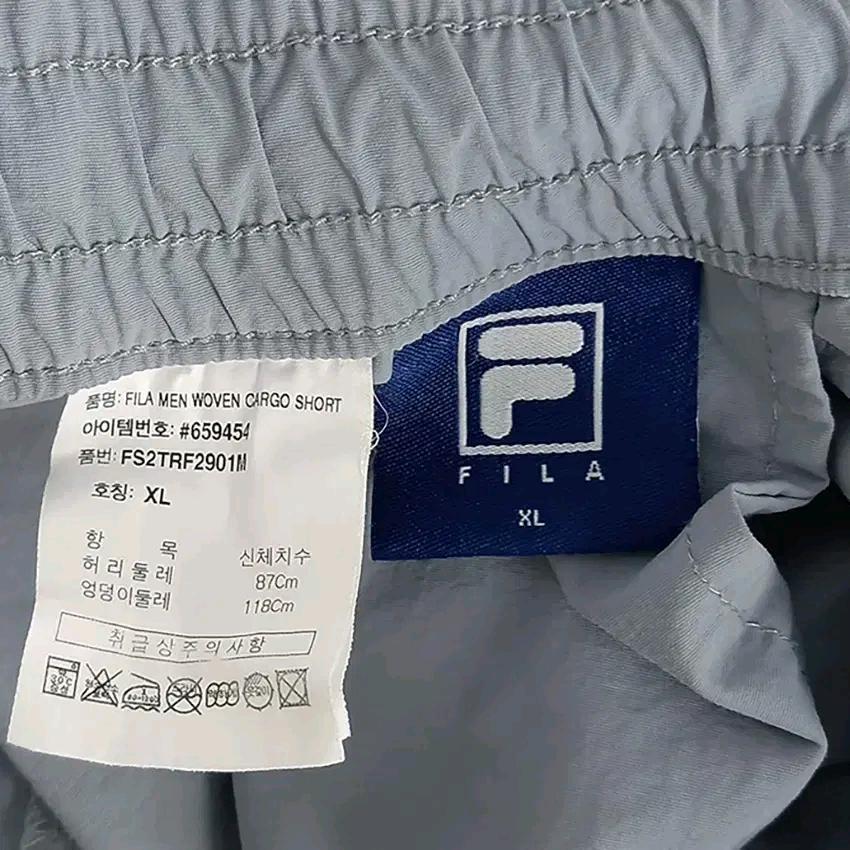 휠라 남성 나일론 밴딩반바지 블루그레이87(XL) (HU39641) 5